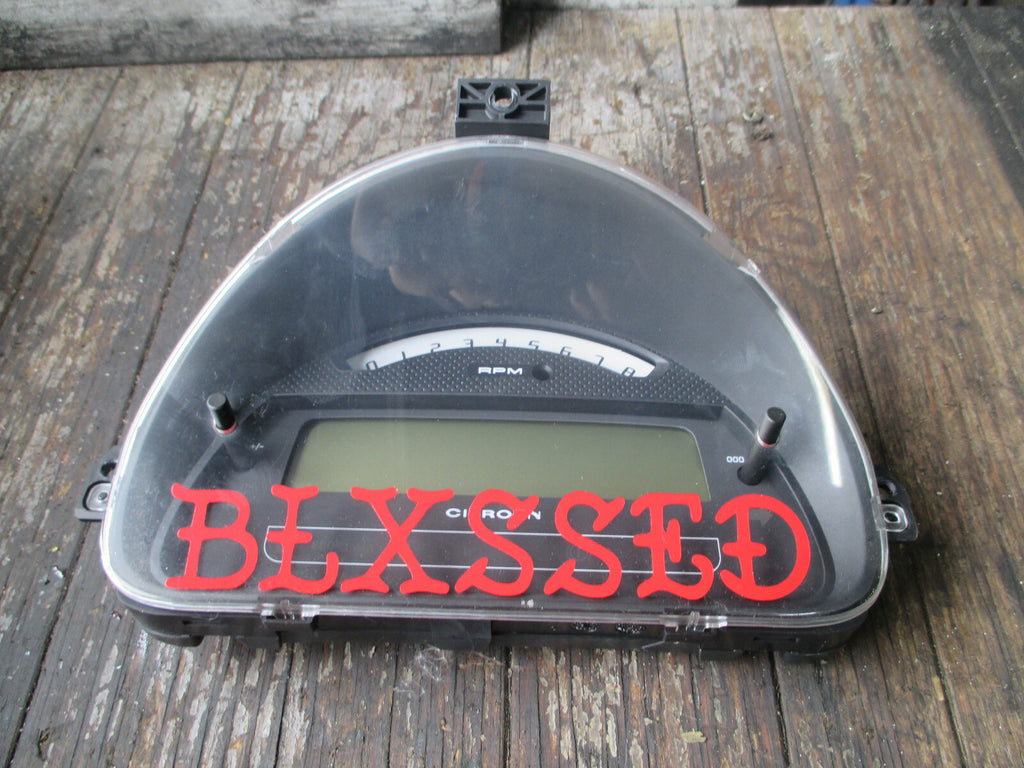 CITROEN C2 2006 SPEEDOMETER INSTRUMENT CLUSTER 9660225980