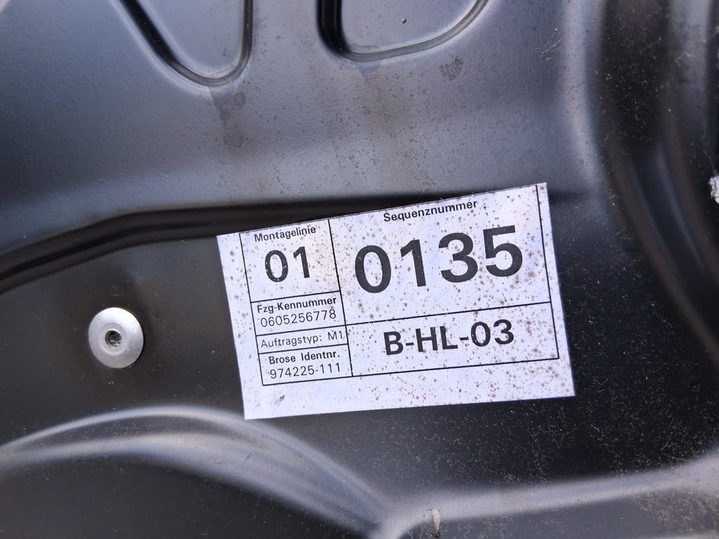2006 VOLKSWAGEN PASSAT B6 NSR PASSENGER SIDE WINDOW MOTOR REGULATOR 3C4839755H