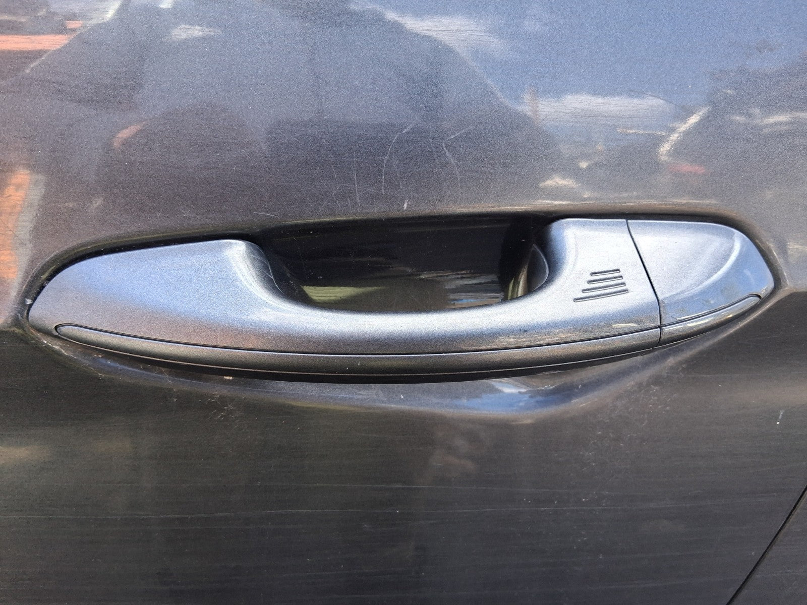 2017 FORD S MAX MK2 NSF DRIVER SIDE FRONT LEFT EXTERIOR DOOR HANDLE GREY