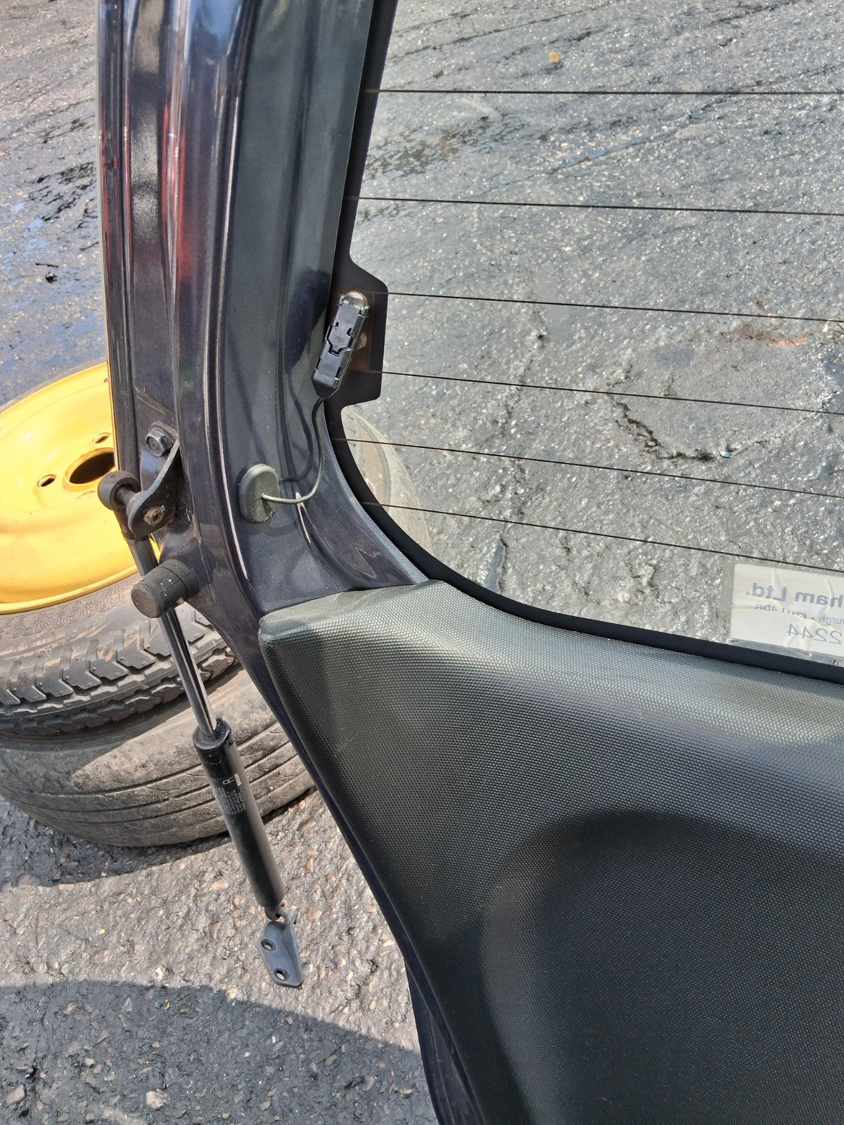 2007 HONDA JAZZ MK2 REAR BOOTLID TAILGATE BLUE