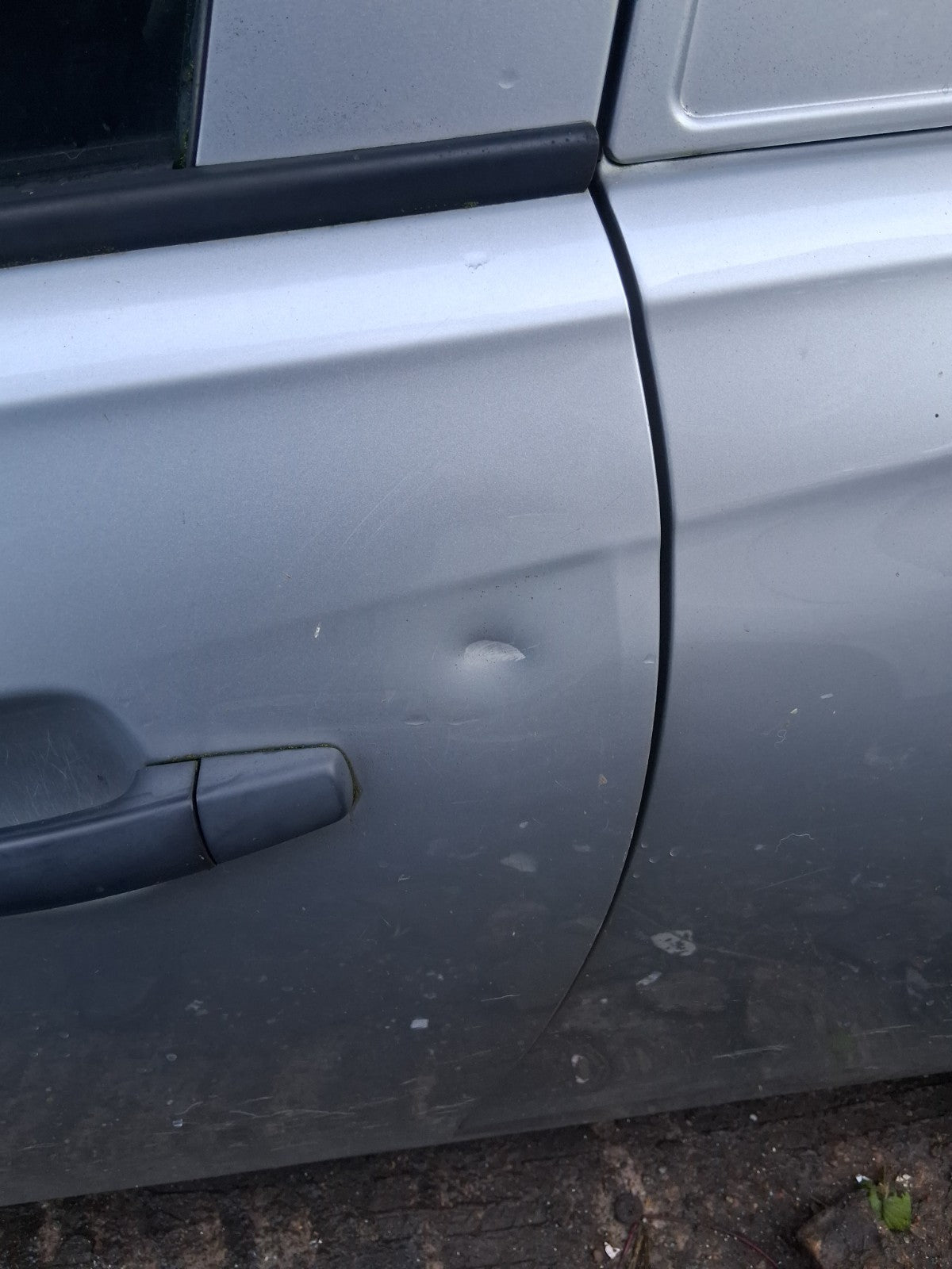 2018 VAUXHALL CORSA E 3 DOOR CORSA VAN NS PASSENGER SIDE LEFT BARE DOOR SILVER