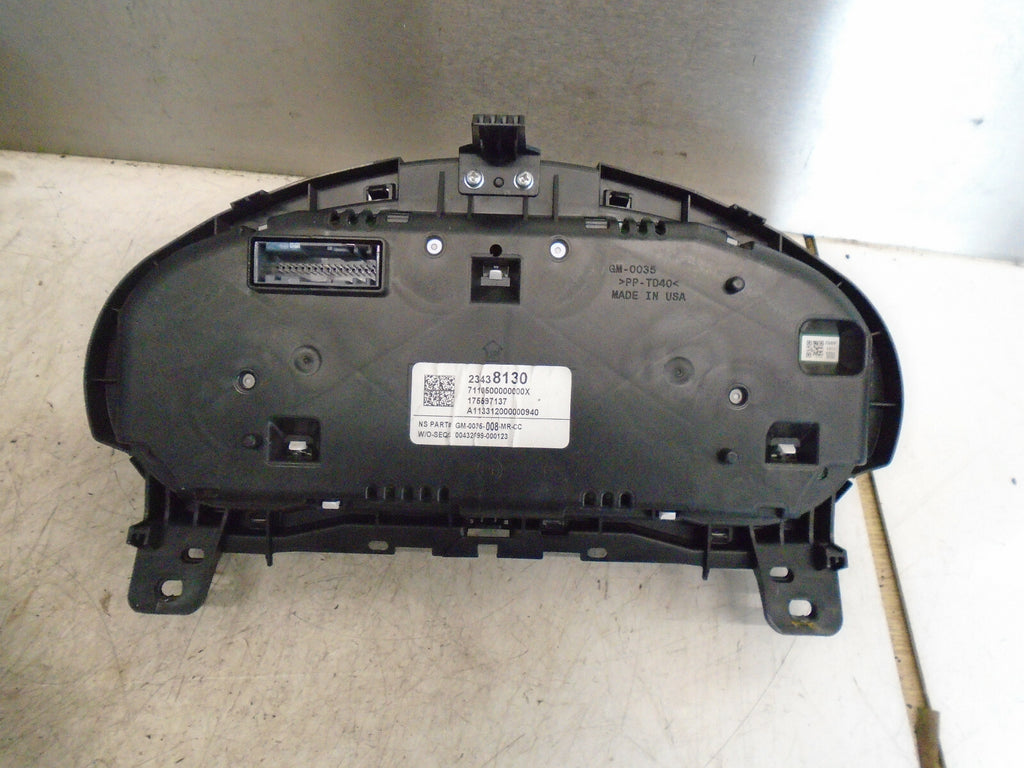 VAUXHALL INSIGNIA A 2013 2.0 CDTI DIESEL SPEEDO INSTRUMENT CLUSTER 23438130