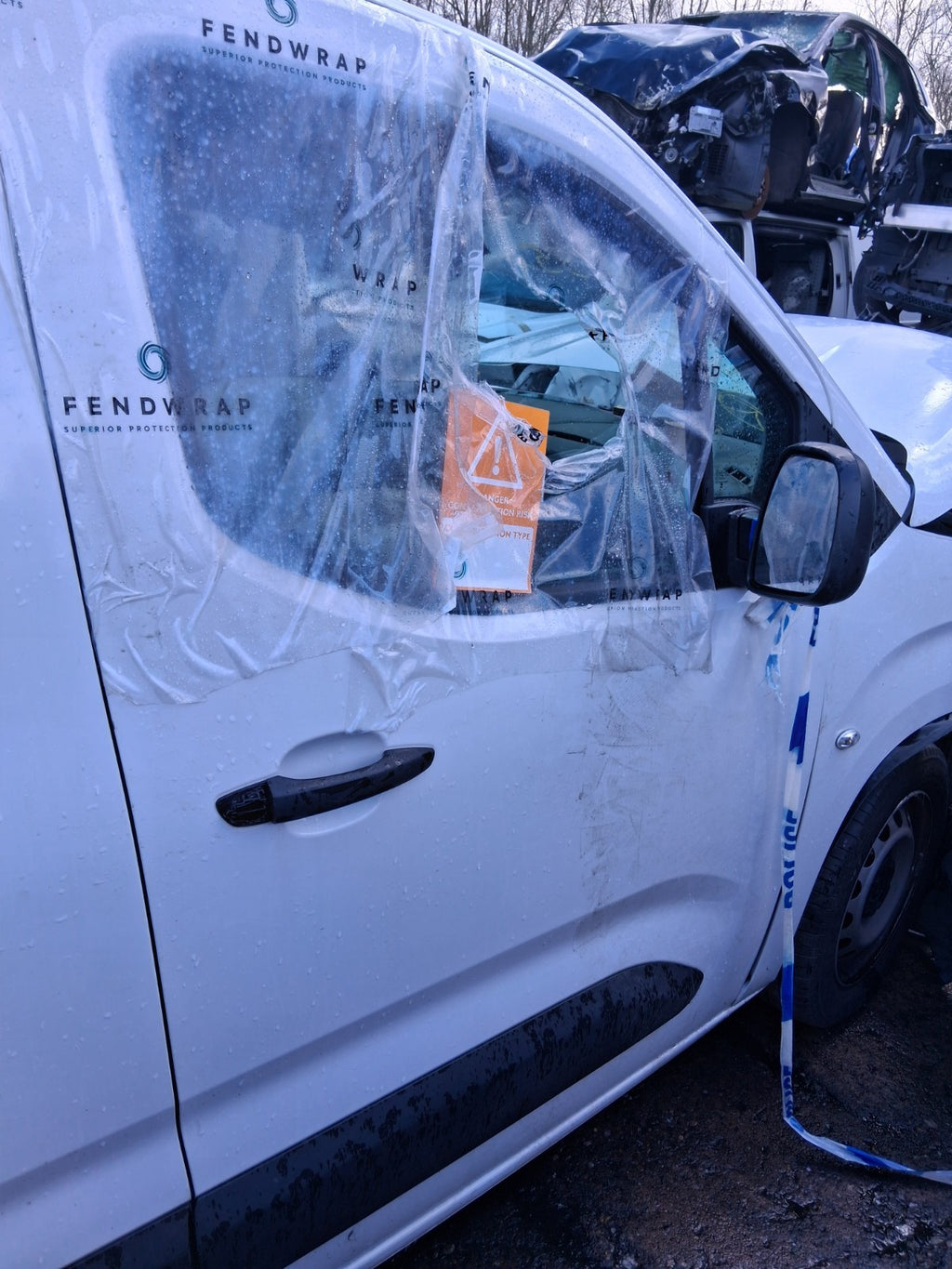 2024 CITROEN BERLINGO MK3 K9 OSF DRIVER SIDE FRONT RIGHT BARE DOOR WHITE