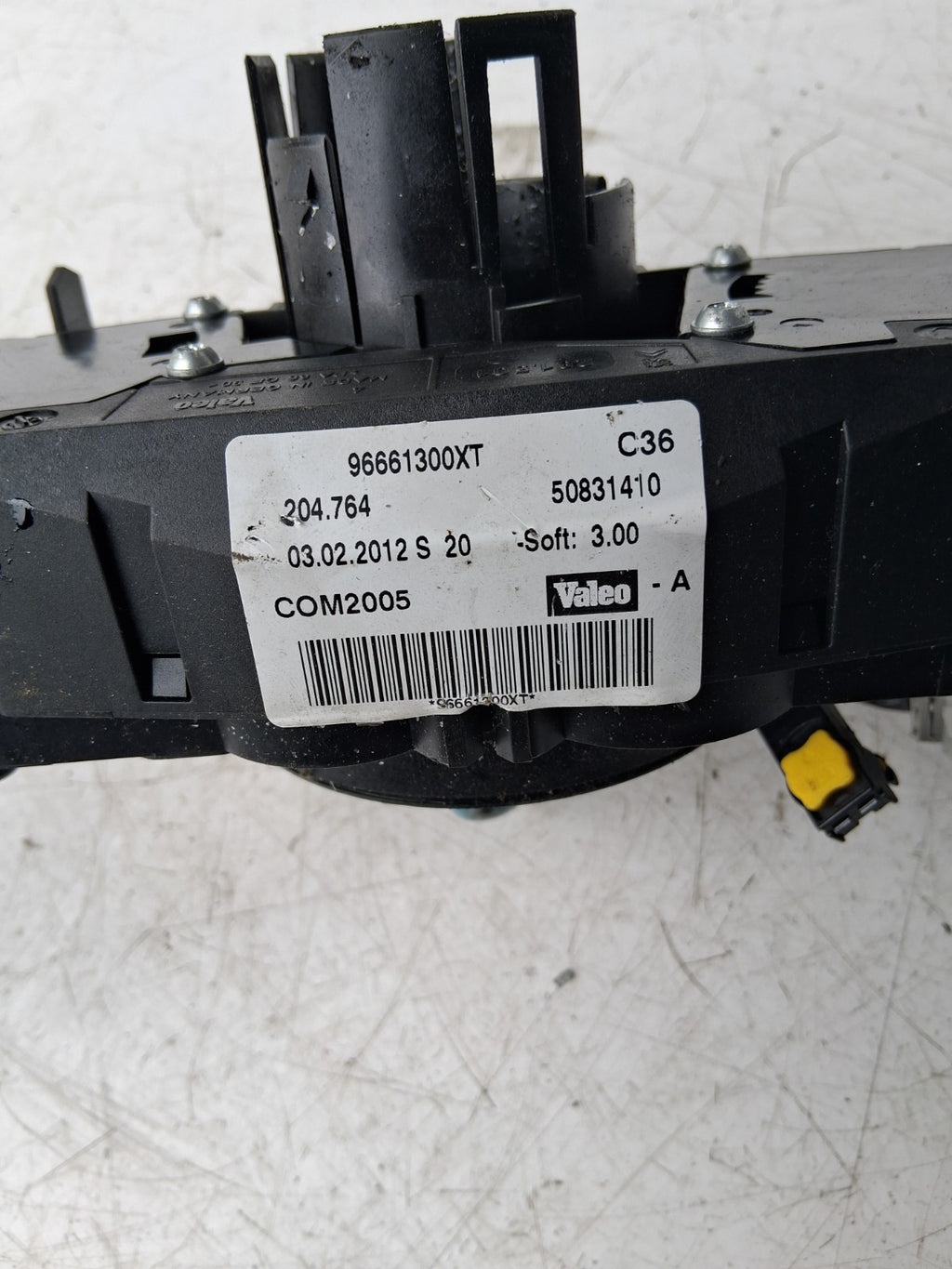2012 PEUGEOT 207 COMBINATION STALK + SQUIB 96661300XT