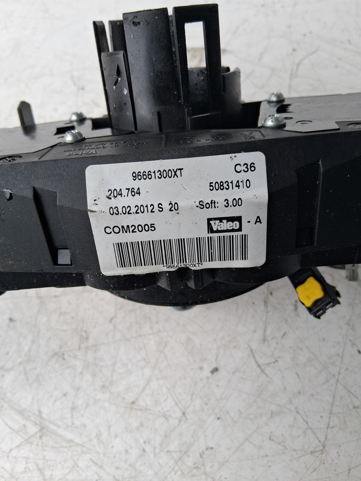 2012 PEUGEOT 207 COMBINATION STALK + SQUIB 96661300XT