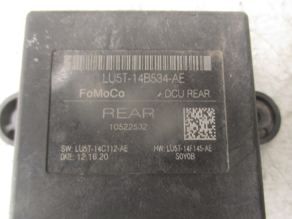 2021 FORD FIESTA MK8 OSR DRIVER SIDE REAR RIGHT DOOR CONTROL MODULE LU5T14B534