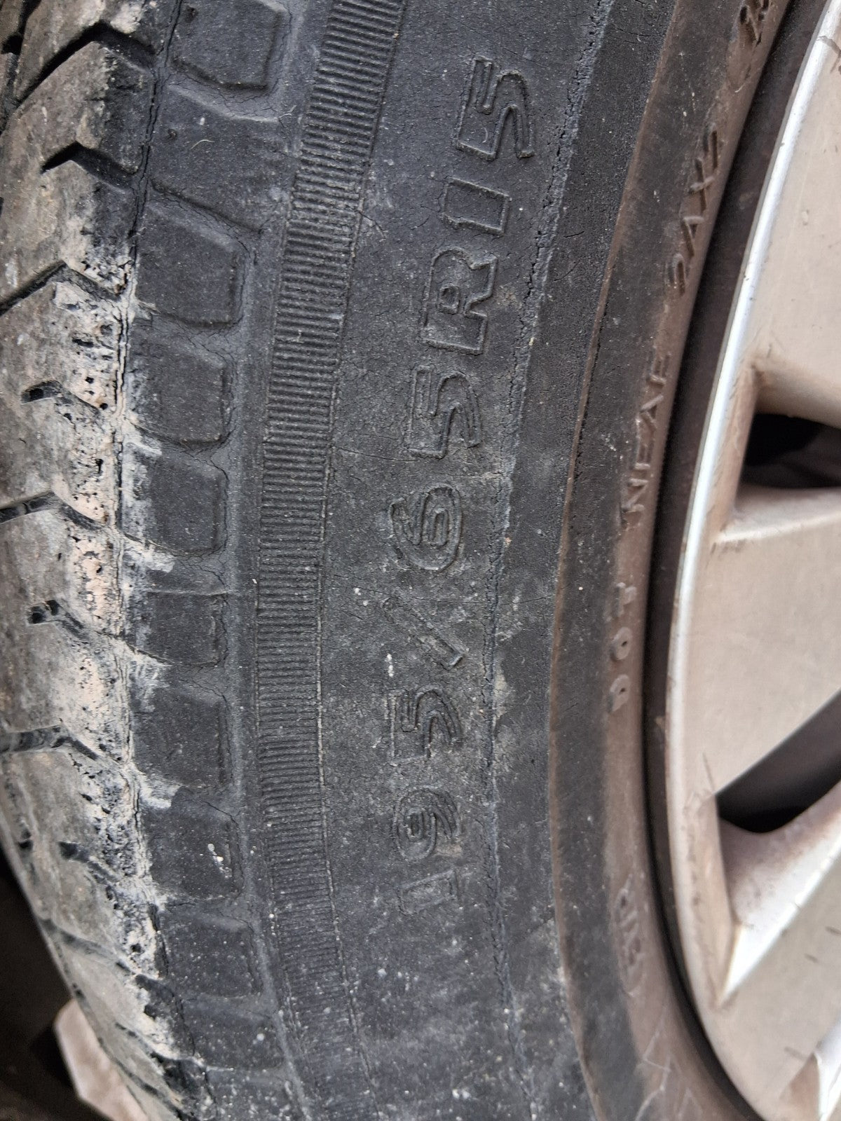 2017 CITROEN BERLINGO MK2 15 INCH STEEL WHEEL WITH TYRE 195/65R15
