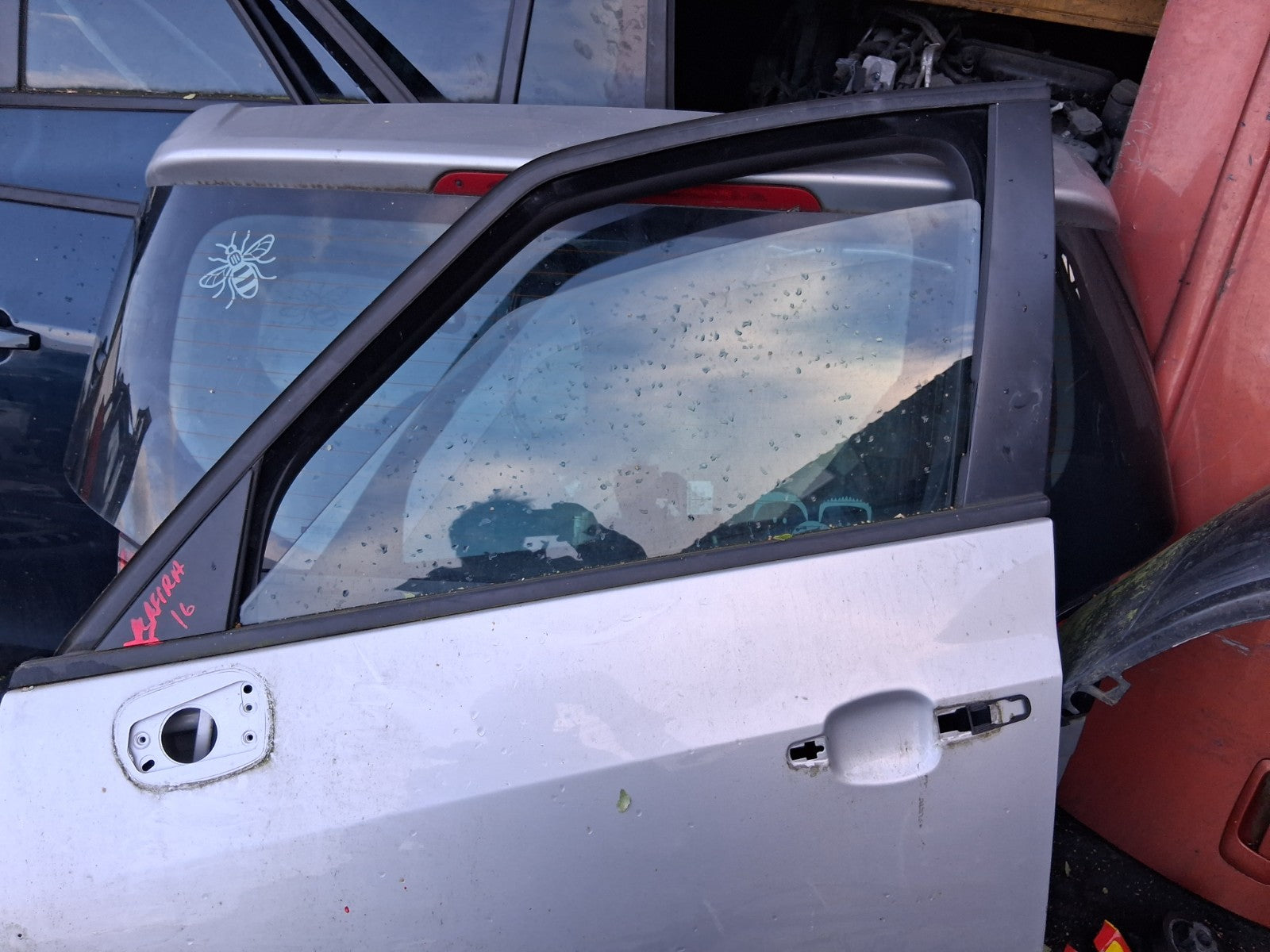 2016 VAUXHALL ZAFIRA C NSF PASSENGER SIDE FRONT BARE DOOR ARGON SILVER Z176