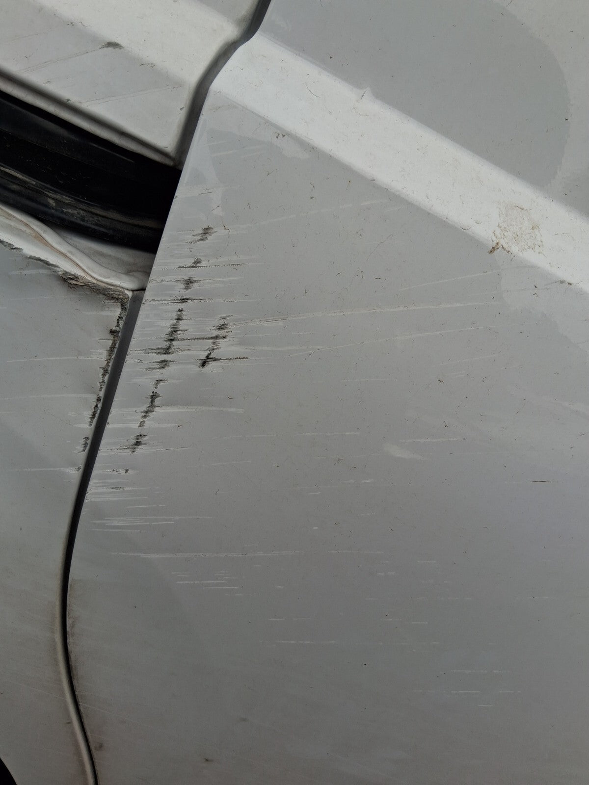 2024 TOYOTA PROACE CITY OS DRIVER SIDE BARE SLIDING DOOR DAMAGED EPR ICY WHITE