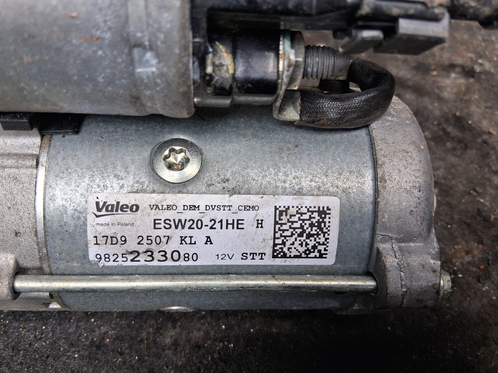 2019 CITROEN C4 CACTUS 1.5 DIESEL STARTER MOTOR 9825233080