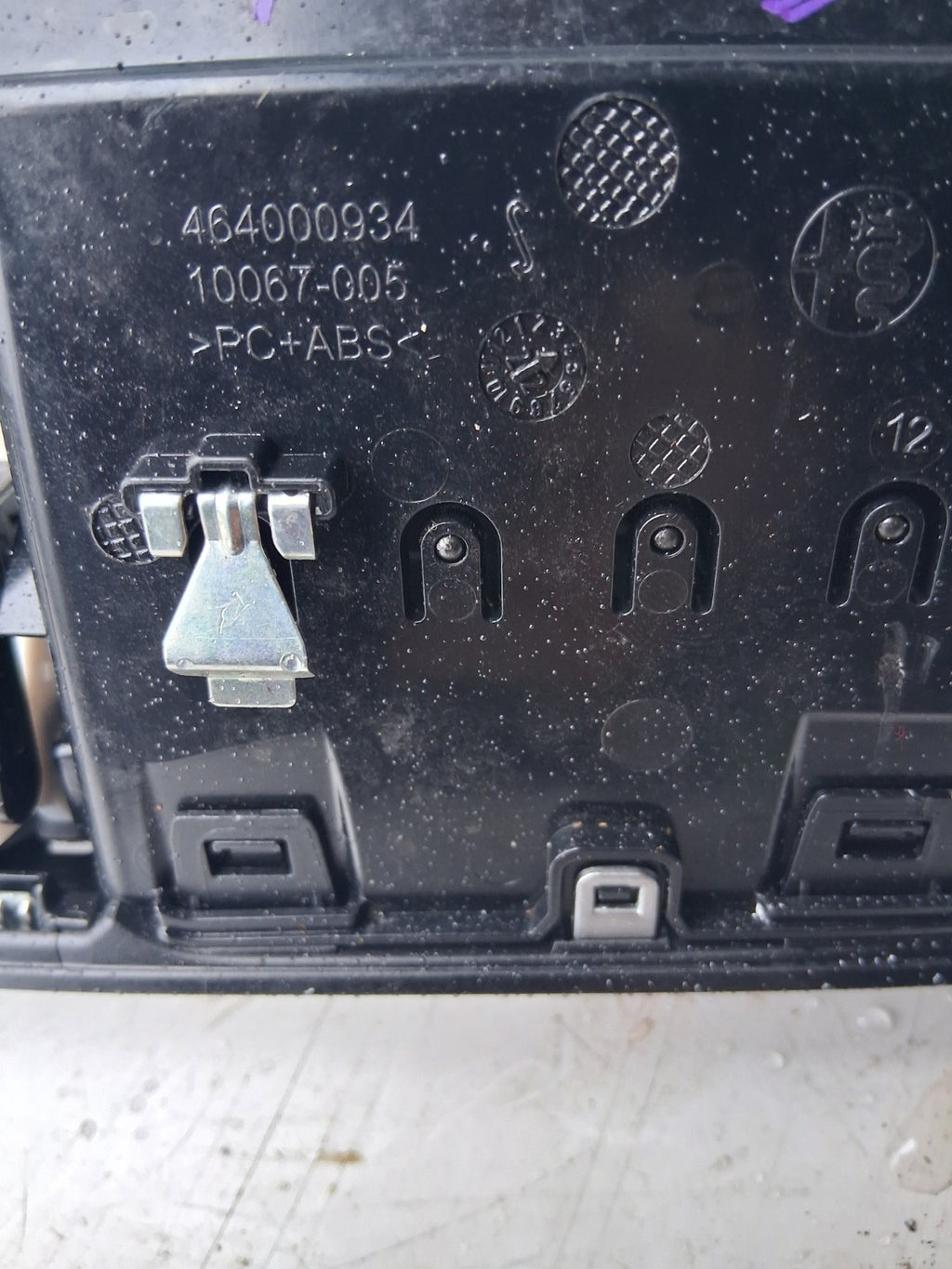 2022 ALFA STALVIO Q4 DASHBOARD AIR VENT GRILLS & HAZARD LIGHT SWITCH 1561257890