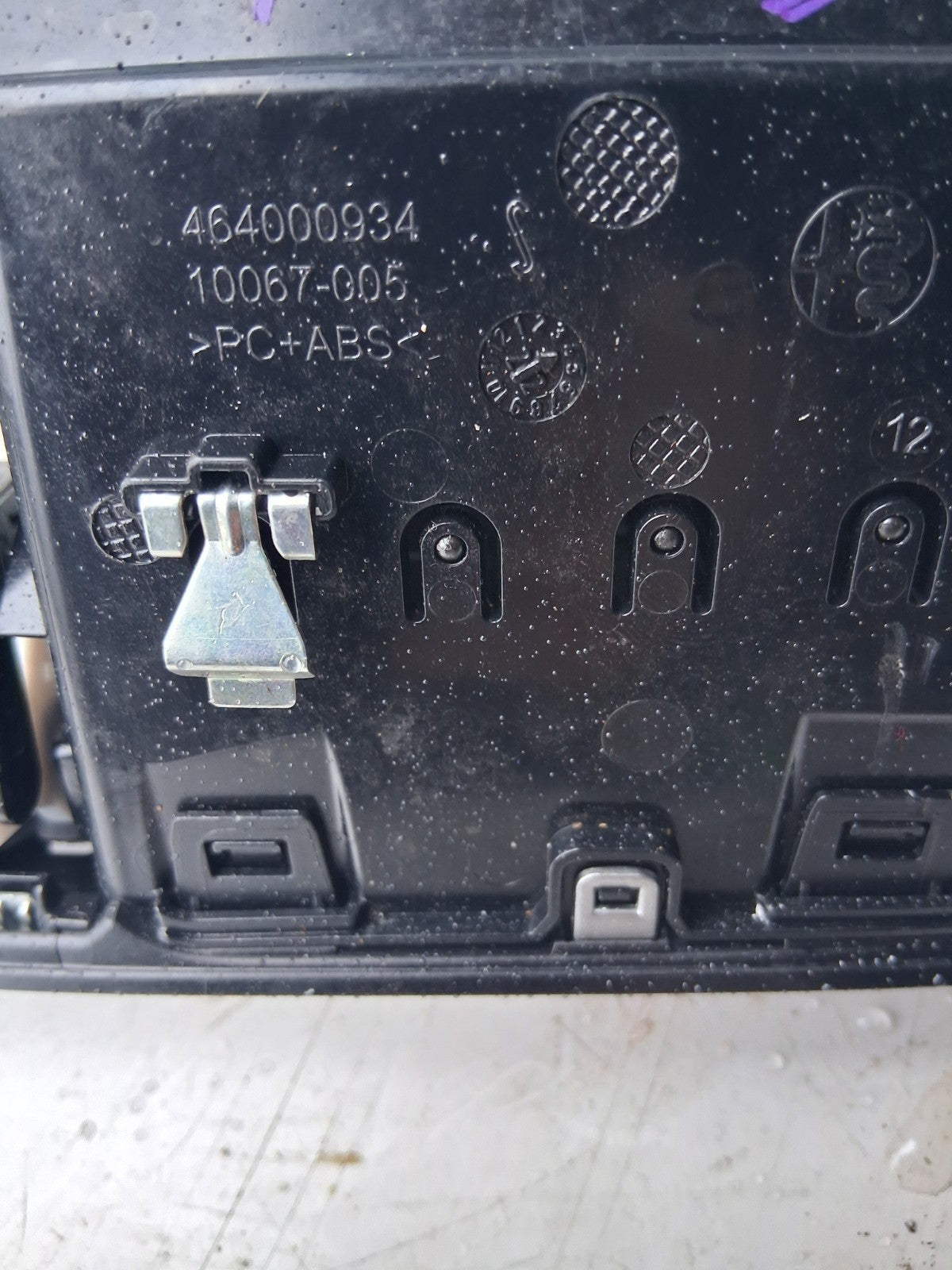 2022 ALFA STALVIO Q4 DASHBOARD AIR VENT GRILLS & HAZARD LIGHT SWITCH 1561257890