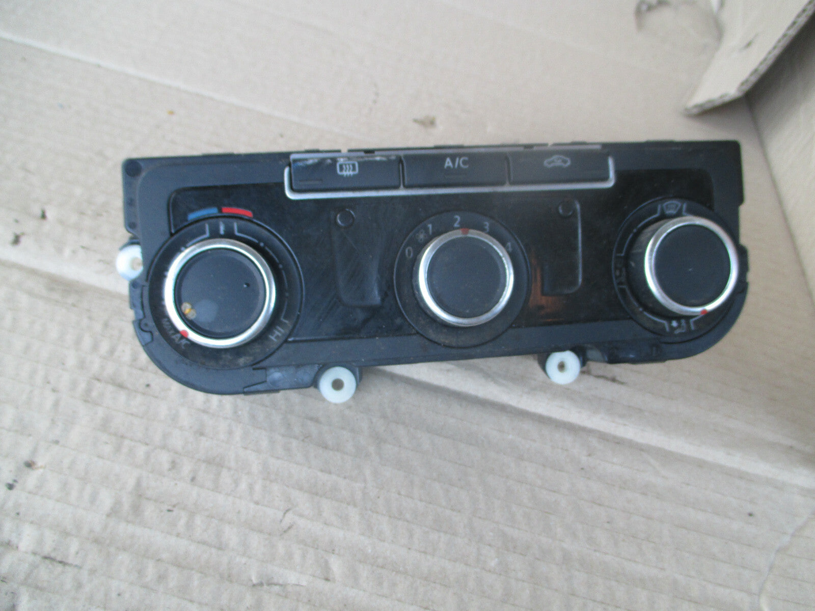 VW VOLKSWAGEN GOLF MK6 2012 HEATER AC CLIMATE CONTROL SWITCH PANEL 7N0907426BG