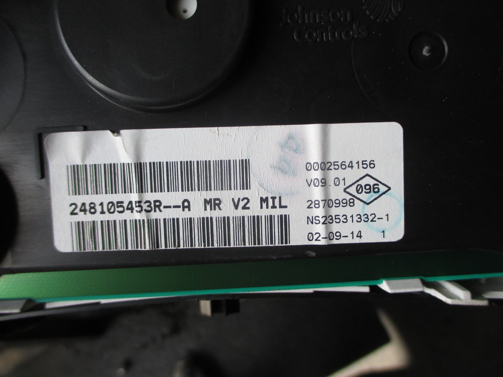 DACIA SANDERO LOGAN 2016 SPEEDOMETER CLUSTER 248105453R