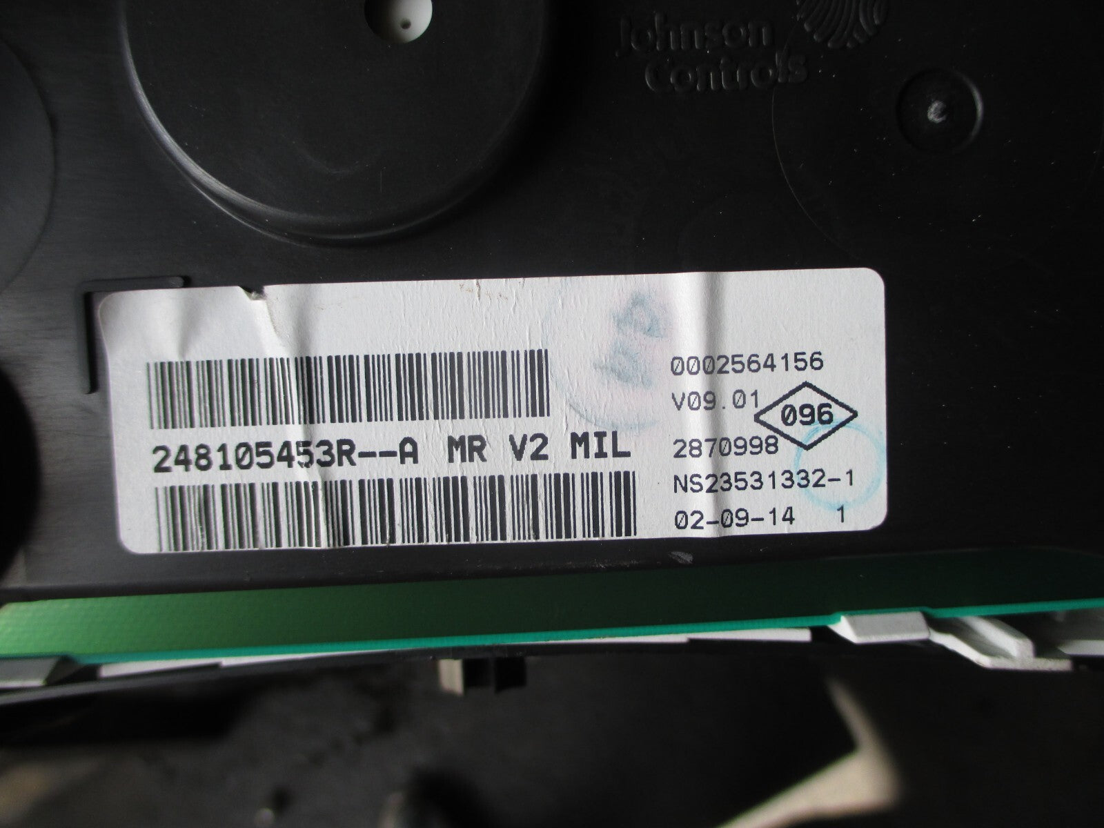 DACIA SANDERO LOGAN 2016 SPEEDOMETER CLUSTER 248105453R