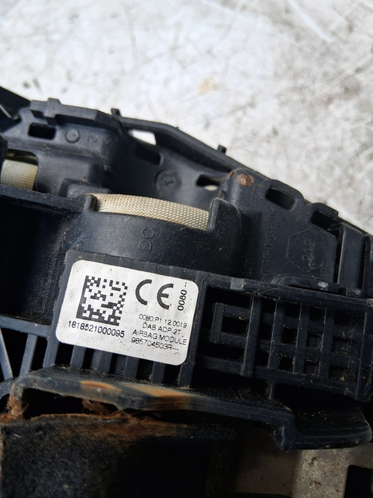 2018 MERCEDES BENZ CITAN STEERING WHEEL AIRBAG 985704503R