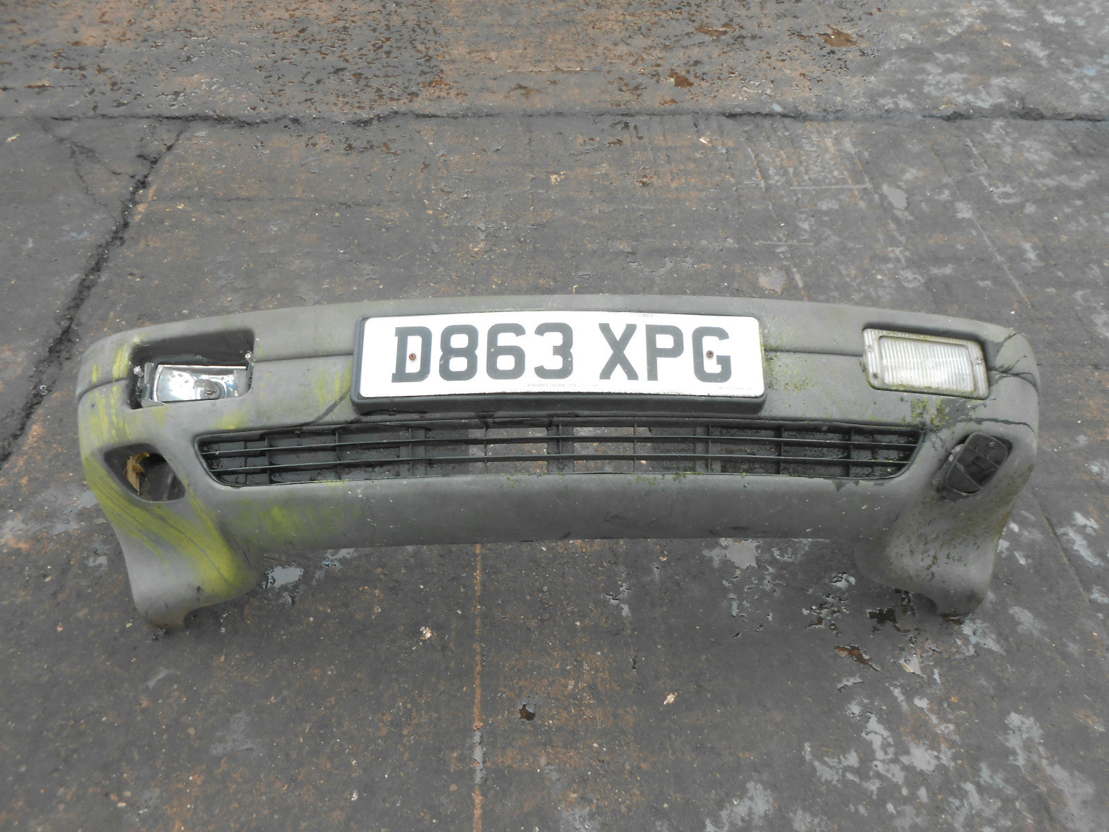 AUDI 80 B3 89 1986 BLACK PLASTIC FRONT BUMPER FOG LIGHT TYPE 893807101C