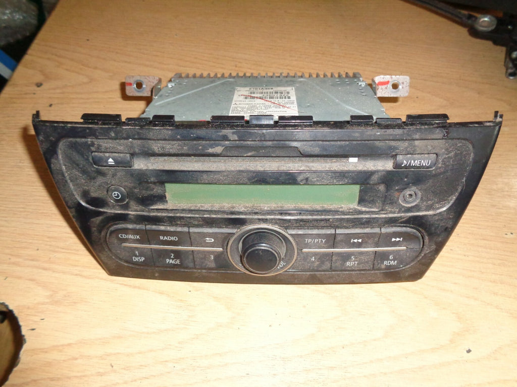 MITSUBISHI MIRAGE 3 2012 RADIO STEREO CD PLAYER 8701A358