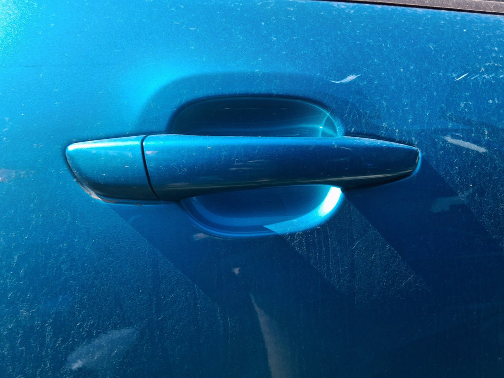 2023 CITREOEN C3 MK3 OSR DRIVER SIDE REAR DOOR HANDLE SPRING BLUE METALLIC EWJ