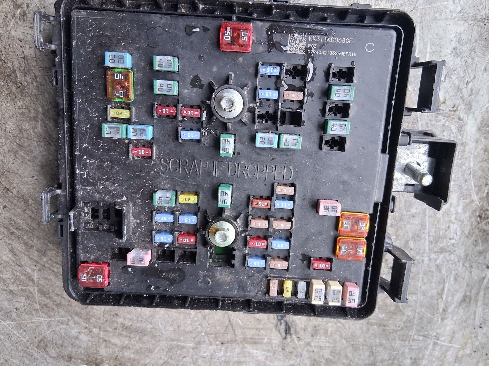 2021 FORD TRANSIT 350 MK8 FUSE BOX RELAY BOX KK3T14D068CE