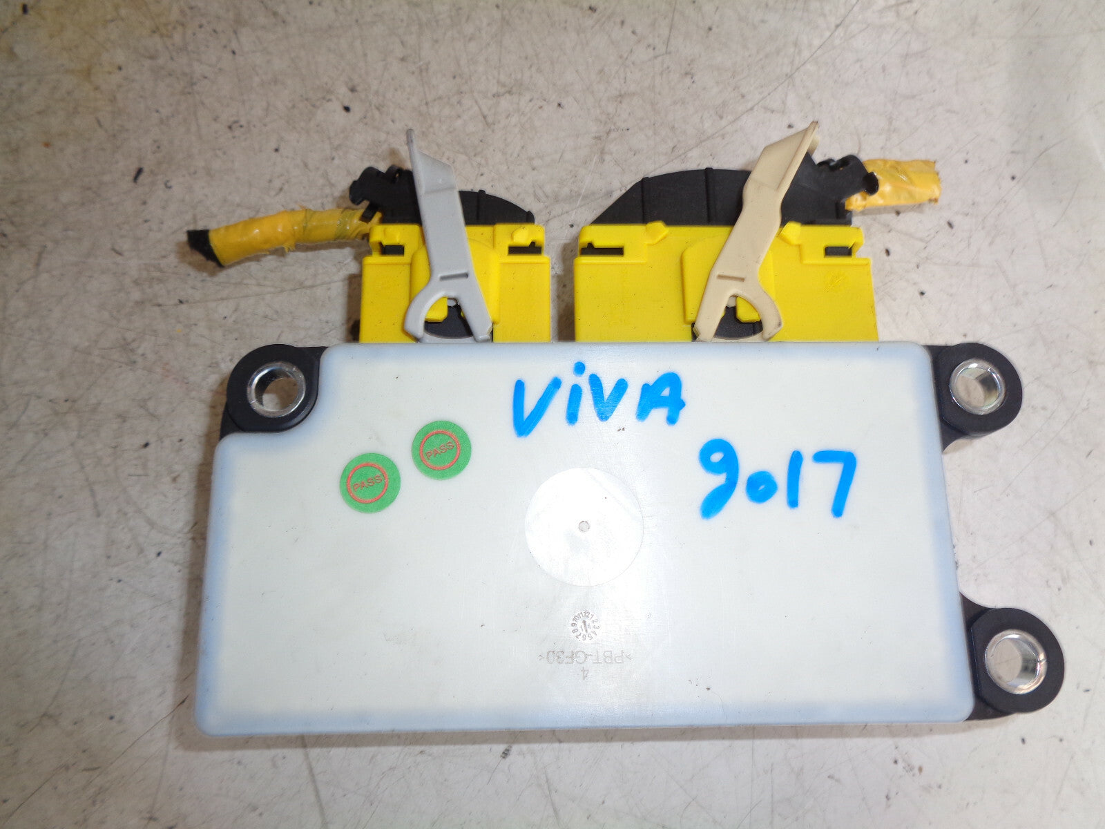 VAUXHALL VIVA 2018 1.0 PETROL MANUAL SAFETY BAG CONTROL MODULE UNIT 13595565