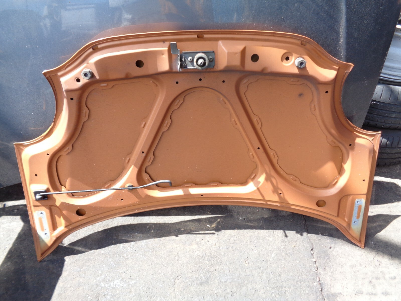 CHEVROLET MATIZ 2003 MK1 FRONT ENGINE HOOD BAY BONNET ORANGE