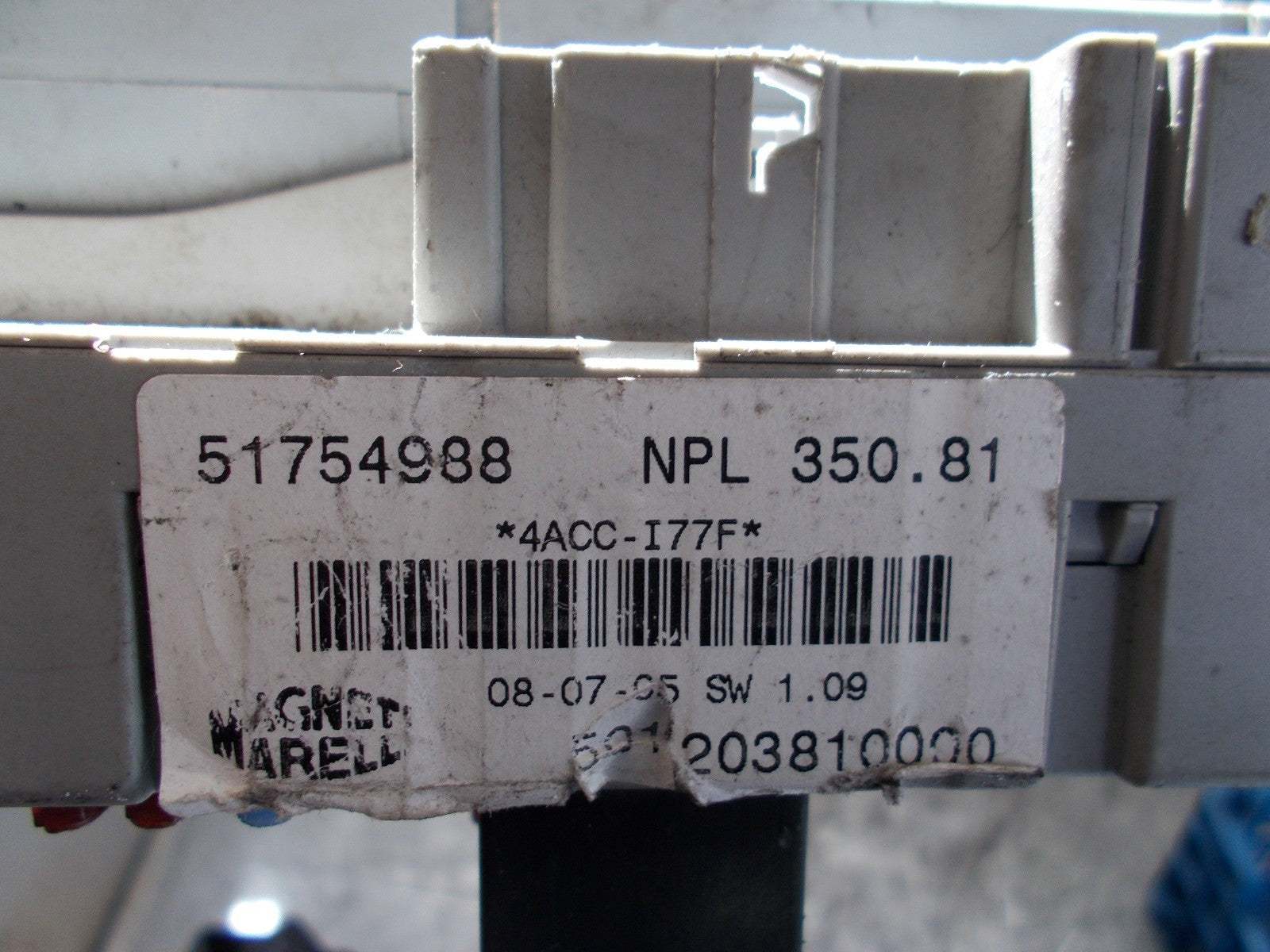 FIAT IDEA 2005 1.4 FUSE BOX RELAY 51754988