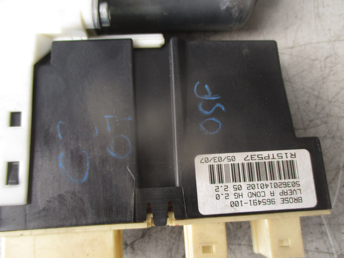 2007 CITROEN C8 MK1 OSF DRIVER FRONT RIGHT WINDOW MOTOR 1400794880