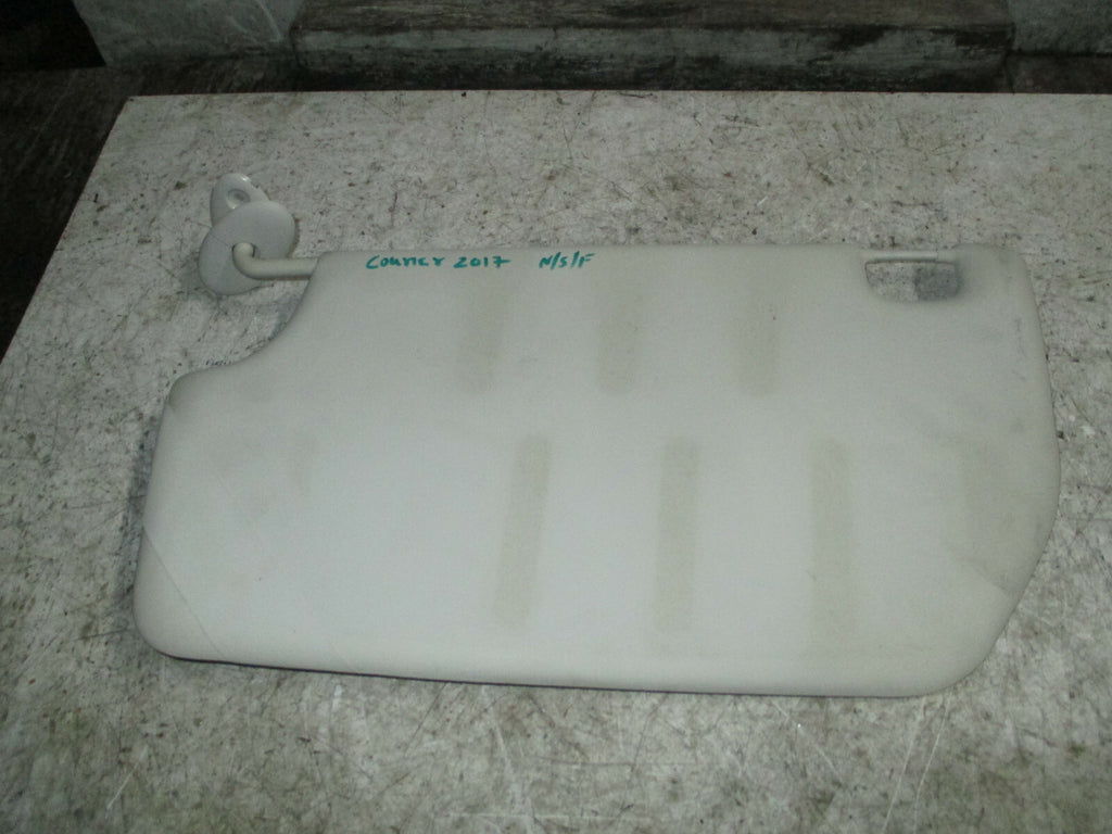 FORD TRANSIT COURIER 2016 NSF PASSENGER SIDE FRONT SUN VISOR CREAM