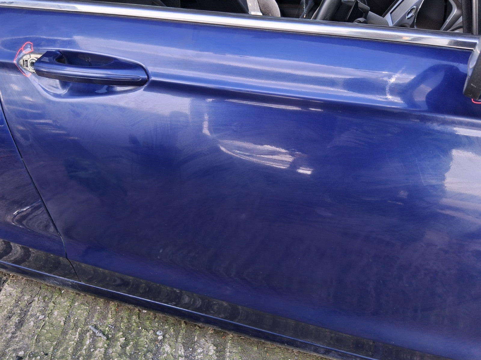 2016 FORD MONDEO MK5 HATCHBACK OSF DRIVER SIDE FRONT BARE DOOR WEDGEWOOD BLUE LD
