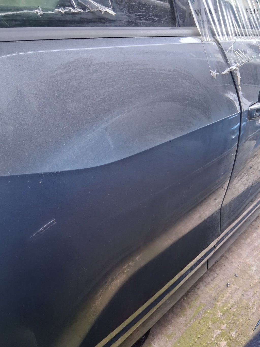 2021 AUDI Q2 MK1 FACELIFT OSR DRIVER SIDE REAR RIGHT BARE DOOR GREY