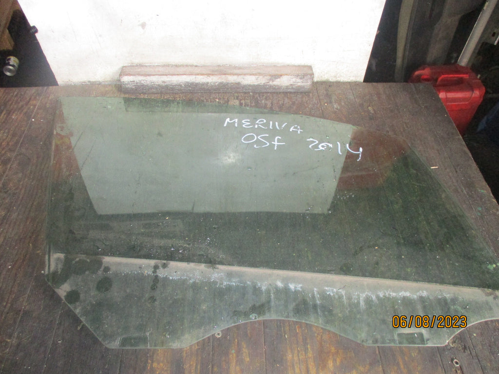 VAUXHALL MERIVA 2014 OSF DRIVER SIDE FRONT WINDOW GLASS