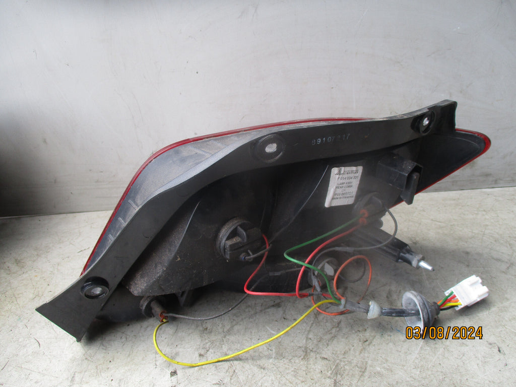 2009 PROTON SAVVY NSF PASSENGER SIDE REAR TAIL LIGHT