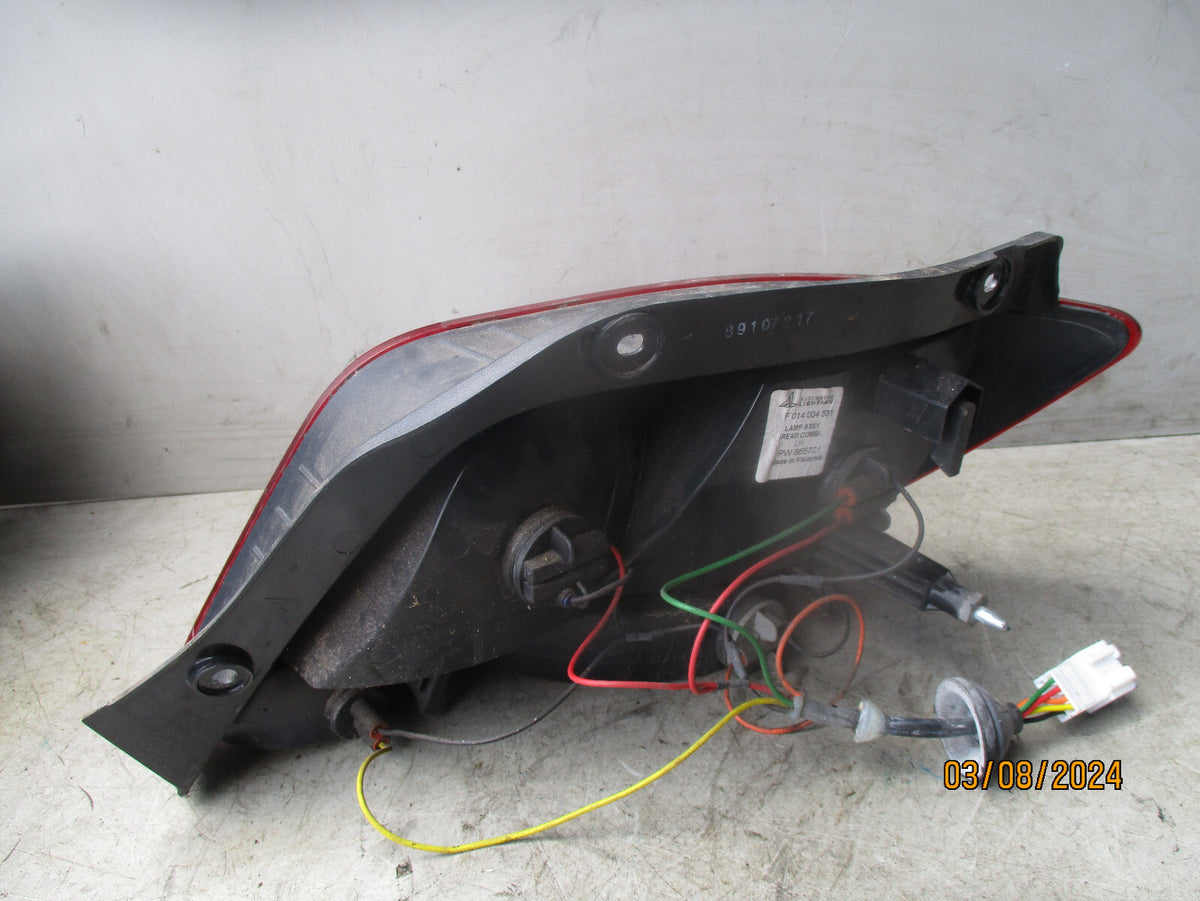 2009 PROTON SAVVY NSF PASSENGER SIDE REAR TAIL LIGHT
