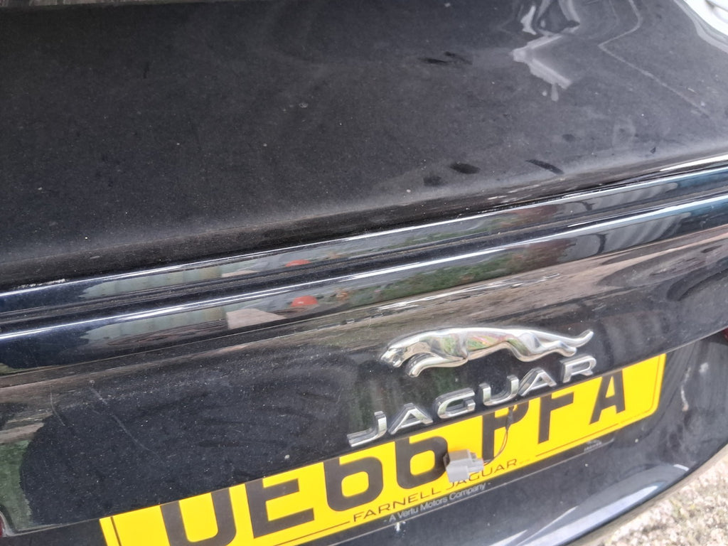 2017 JAGUAR XE BARE TAILGATE BOOTLID BLACK