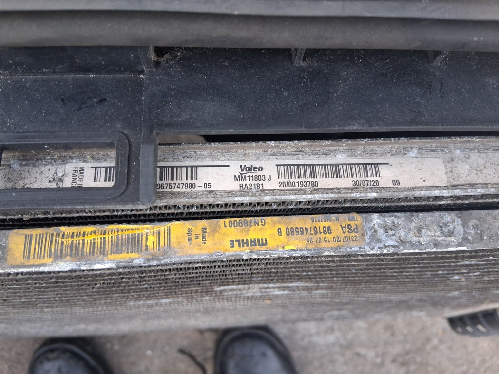 2021 VAUXHALL VIVARO MK3 1.5 DIESEL RADIATOR RAD PACK 9675747980