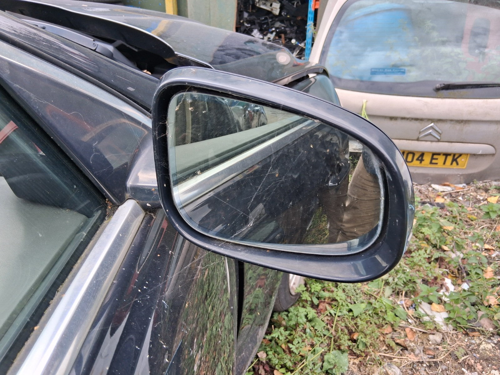 2012 JAGUAR XJ X351 OSF DRIVER SIDE FRONT RIGHT ELECTRIC WING MIRROR BLACK