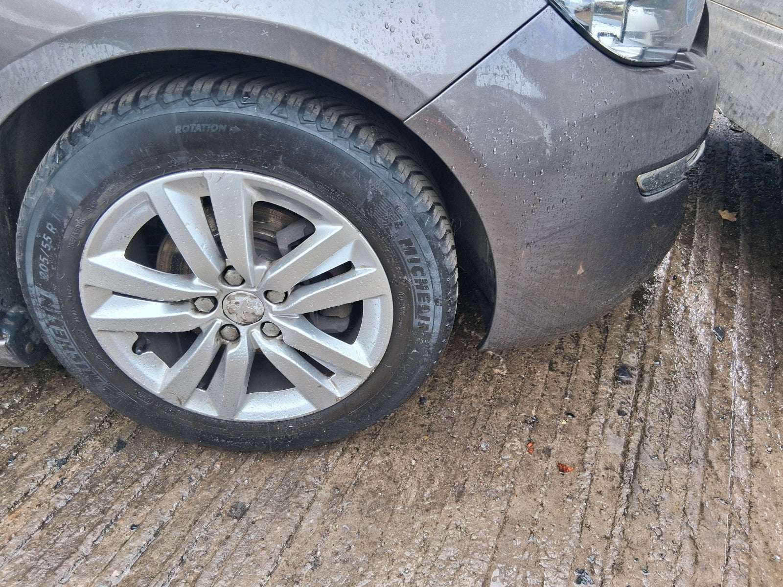 2015 PEUGEOT 308 MK2 ESTATE 16 INCH ALLOY WHEEL WITH TYRE 205/55R16