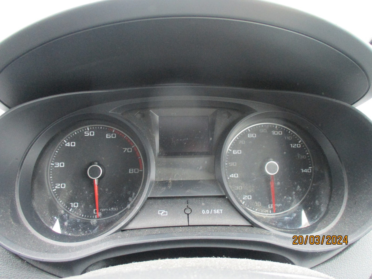 2014 SEAT IBIZA MK4 1.4 PETROL MANUAL SPEEDO SPEEDOMETER INSTRUMENT CLUSTER