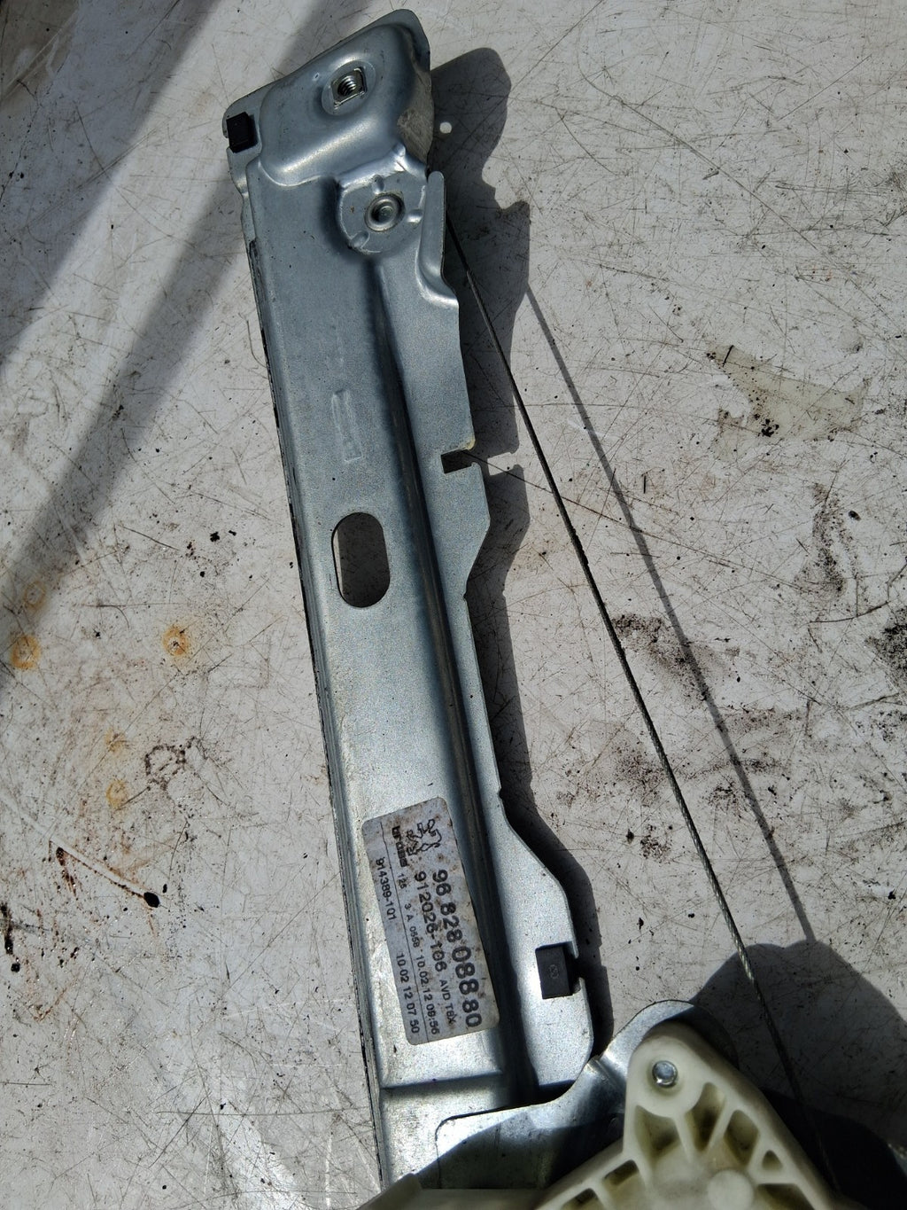 2012 PEUGEOT 3008 MK1 OSF DRIVER SIDE FRONT WINDOW MOTOR REGULATOR 9682808880