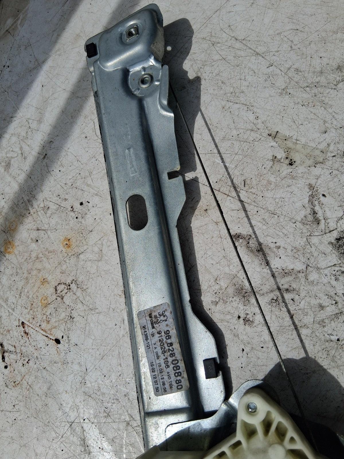 2012 PEUGEOT 3008 MK1 OSF DRIVER SIDE FRONT WINDOW MOTOR REGULATOR 9682808880