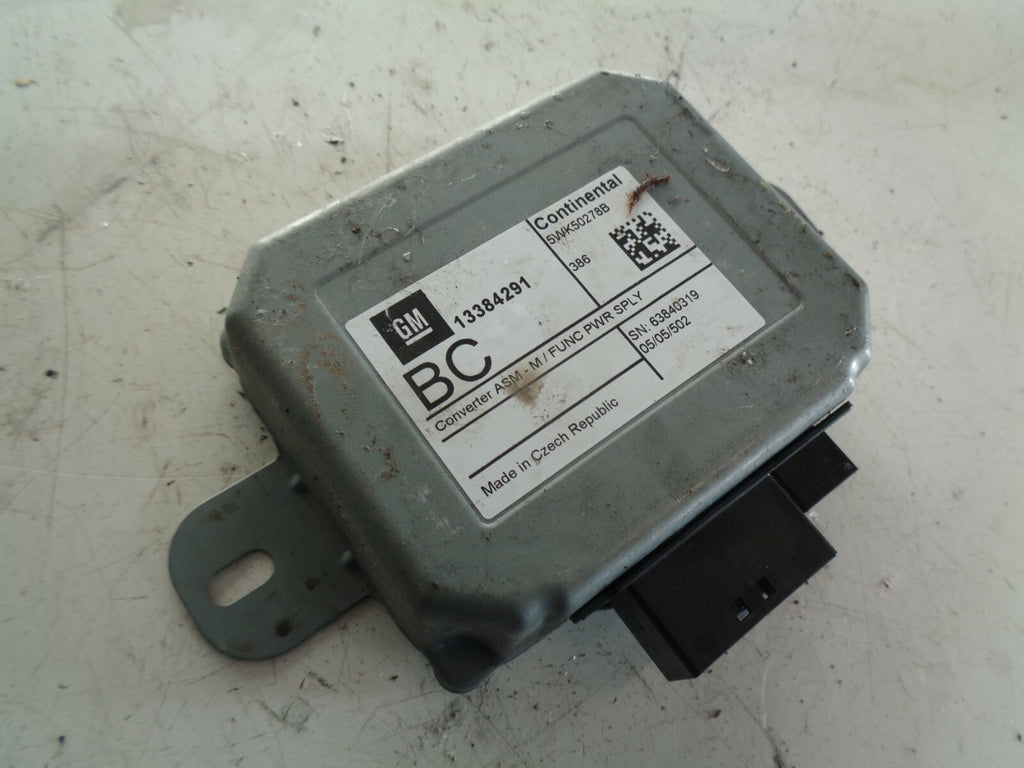VAUXHALL CORSA E MK4 2016 1.2 PHONE NAVIGATION POWER SUPPLY UNIT 13384291