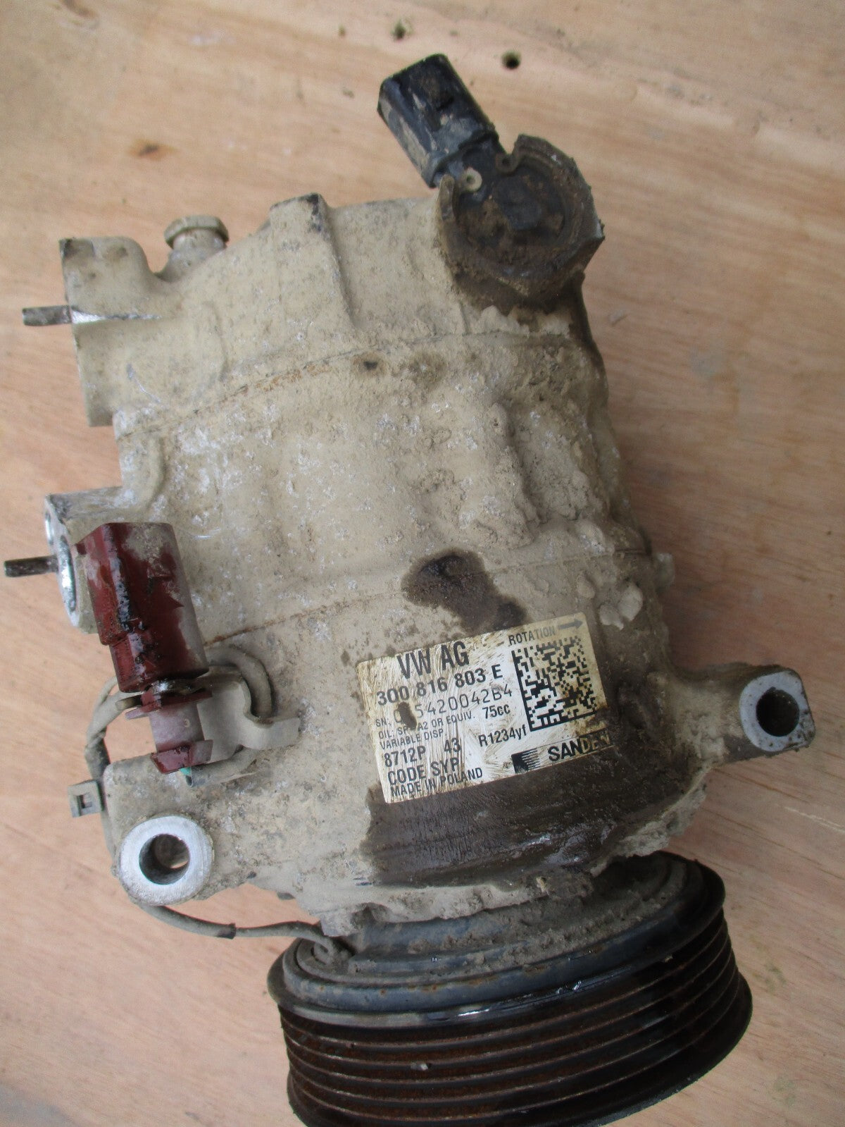 2022 VOLKSWAGEN CRAFTER MK2 2.0 TDI AC AIR CON COMPRESSOR PUMP 3Q0816803E