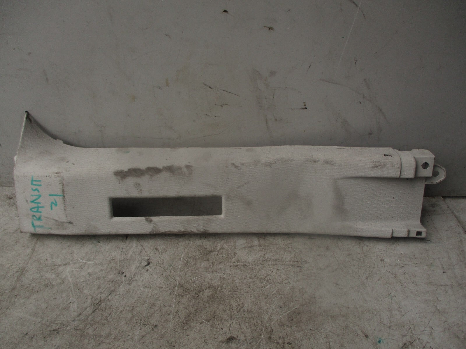 2021 FORD TRANSIT 350 MK8 NSF PASSENGER FRONT UPPER B PILLAR TRIM BK31V243W01A