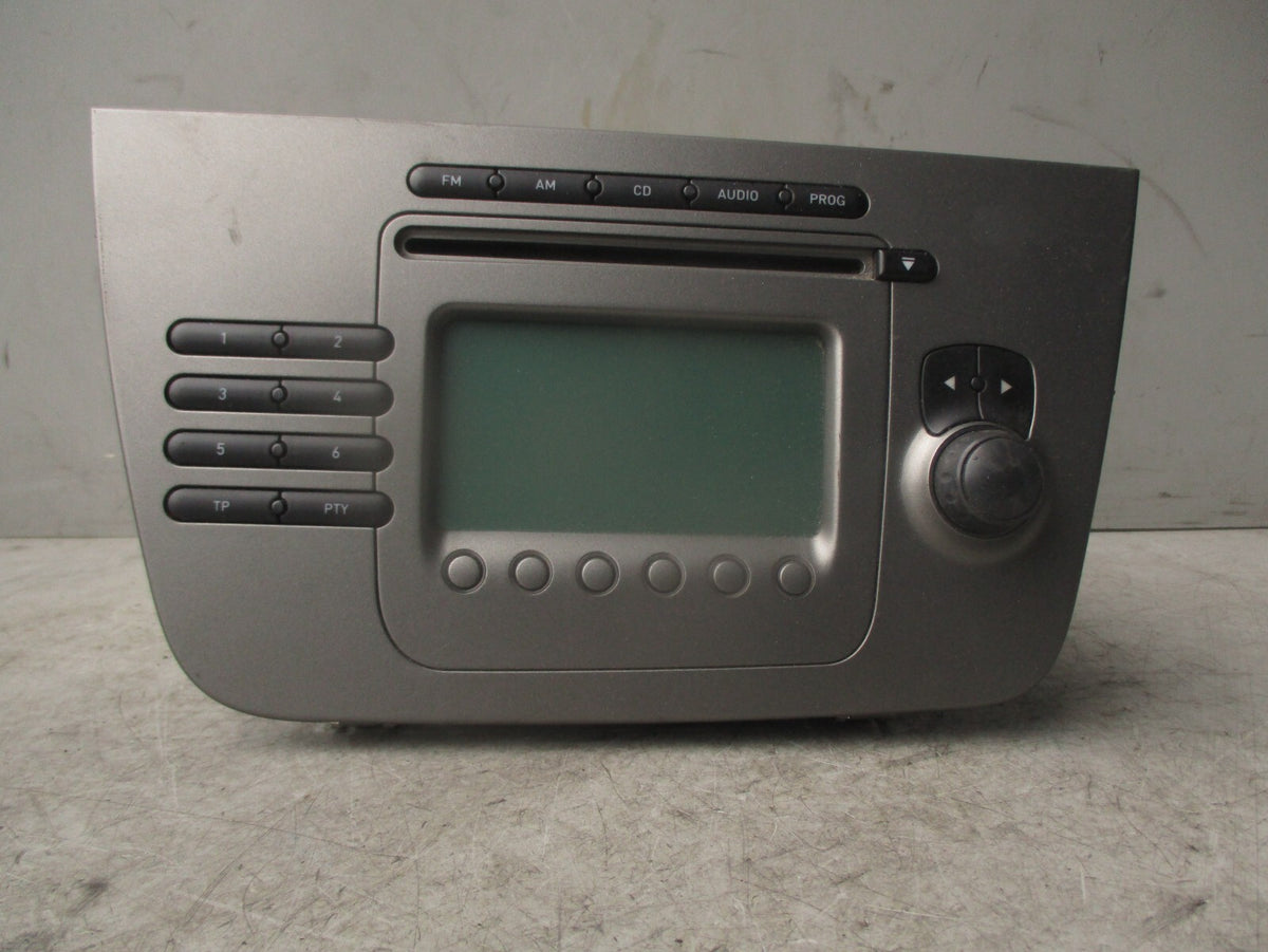 2004 SEAT ALTEA MK1 RADIO CD PLAYER HEAD UNIT 5P20351521GZ