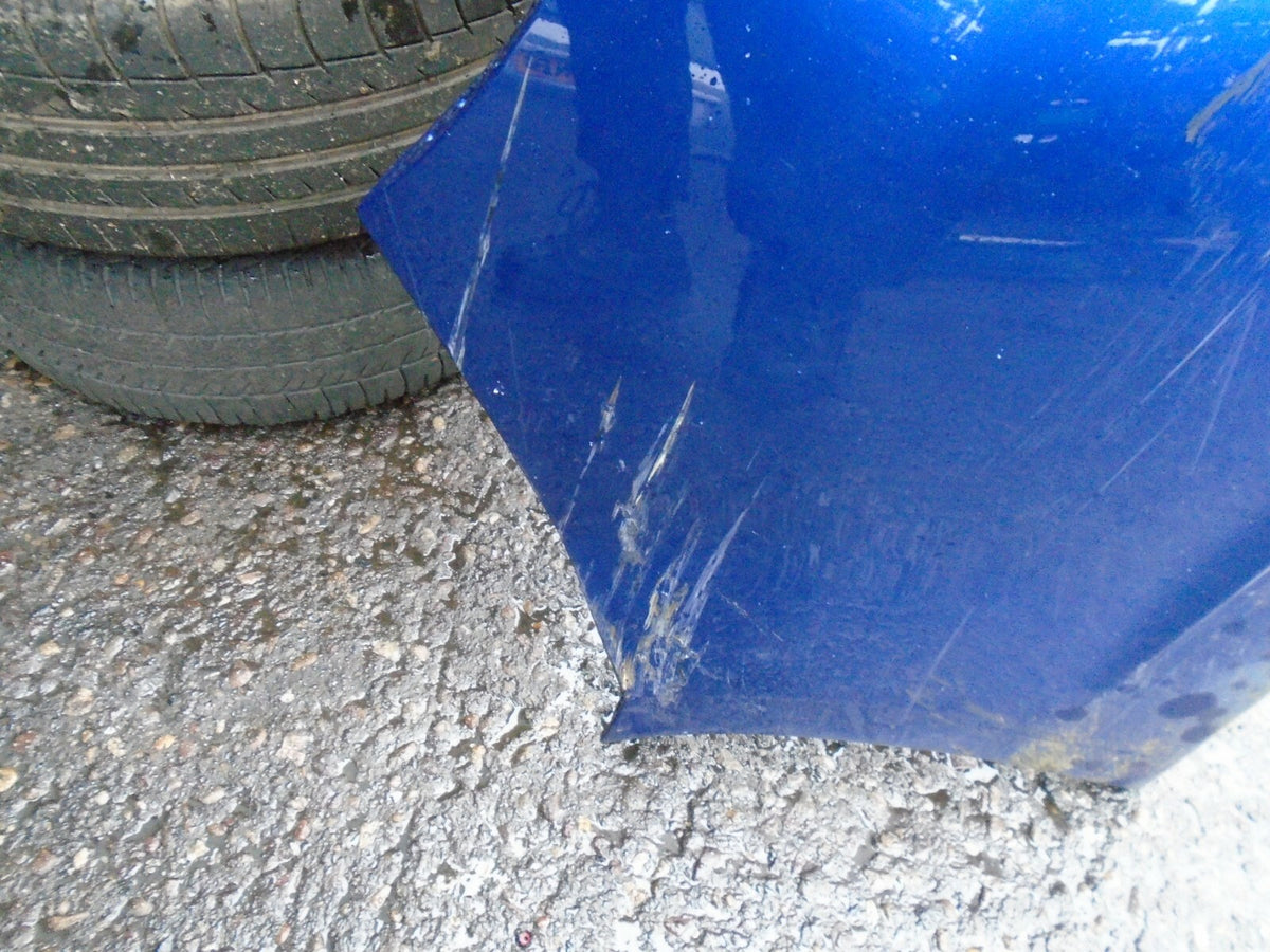 MAZDA 6 ESTATE 2009 COMPLETE REAR BACK PLASTIC BUMPER WITH REFLECTORS BLUE