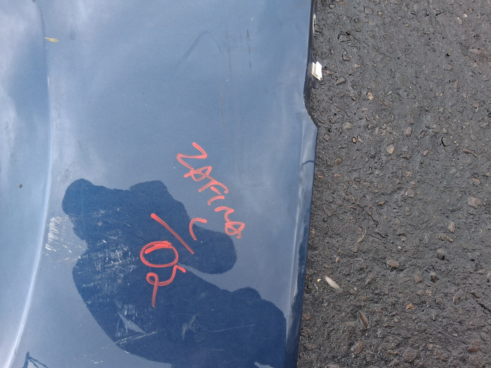VAUXHALL ZAFIRA C 2016 OSF DRIVER SIDE FRONT WING PANEL BLUE