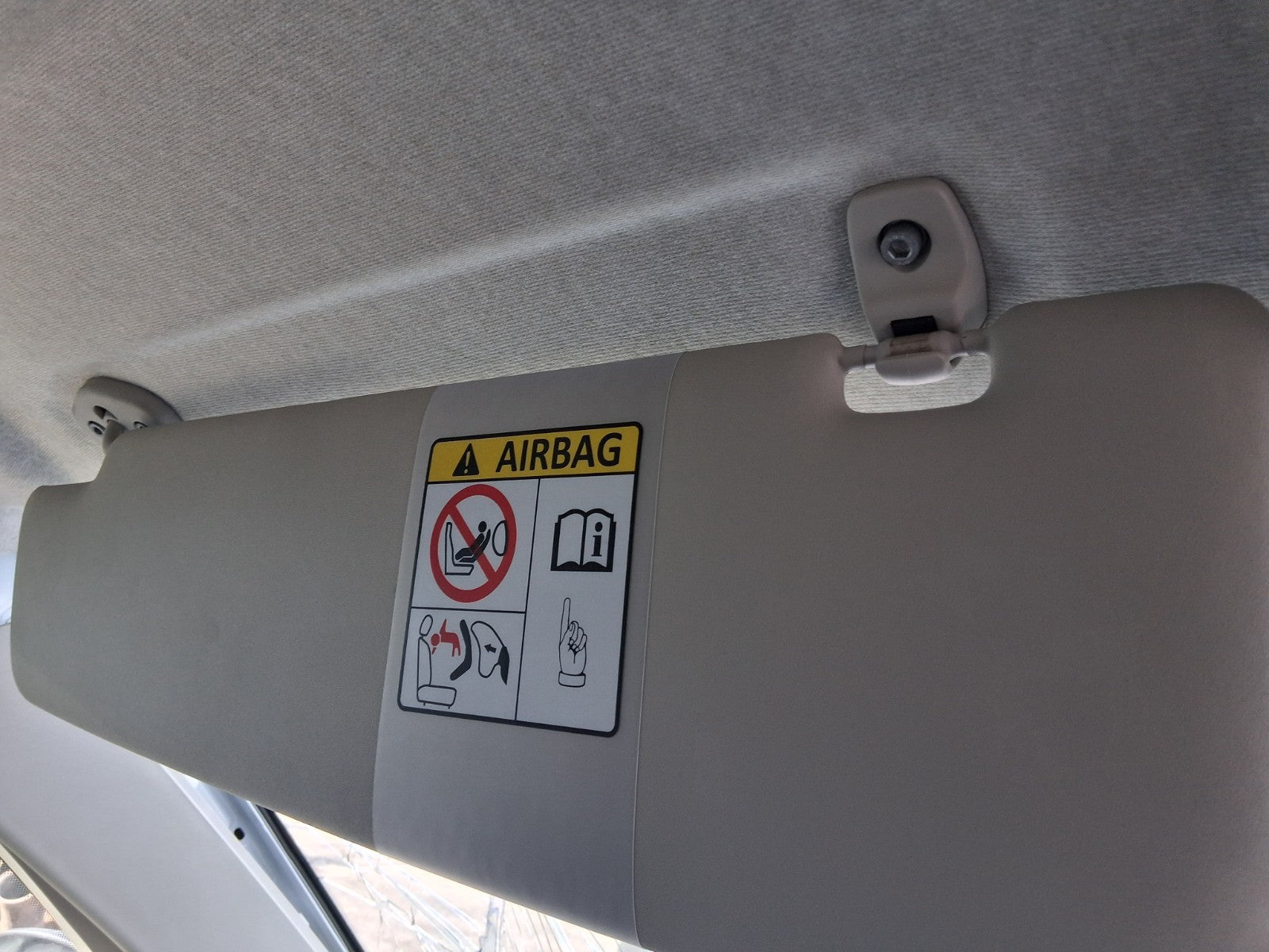 2025 CITROEN RELAY MK3 NSF PASSENGER SIDE FRONT SUN VISOR SHADE