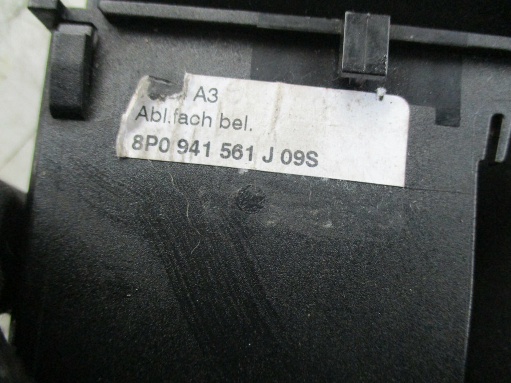 AUDI A3 8P MK2 STORAGE COMPARTMENT TRAY CARD HOLDER 8P0941561J