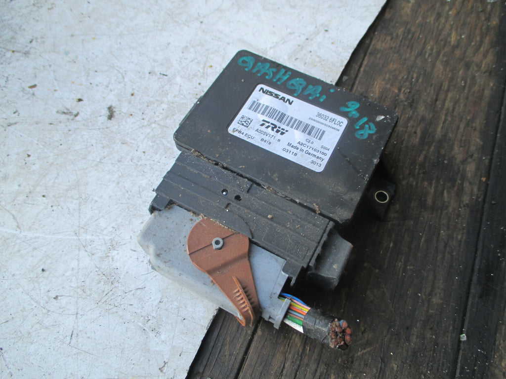 NISSAN QASHQAI J11 MK2 2018 ELECTRONIC HANDBRAKE CONTROL MODULE UNIT 360326FL0C